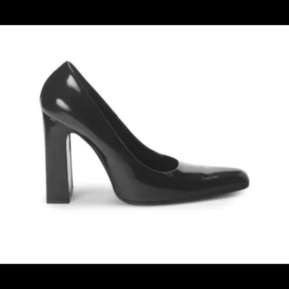 Black leather pumps - Picture 4 of 6
